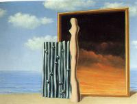 Magritte, Rene - composition on a sea shorel